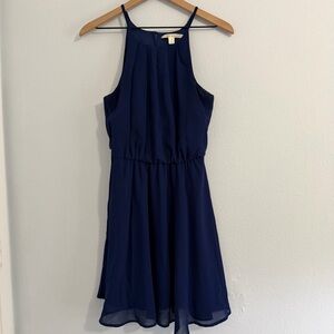 Francesca's - Navy Sundress Pretty Flirty Feminine Style